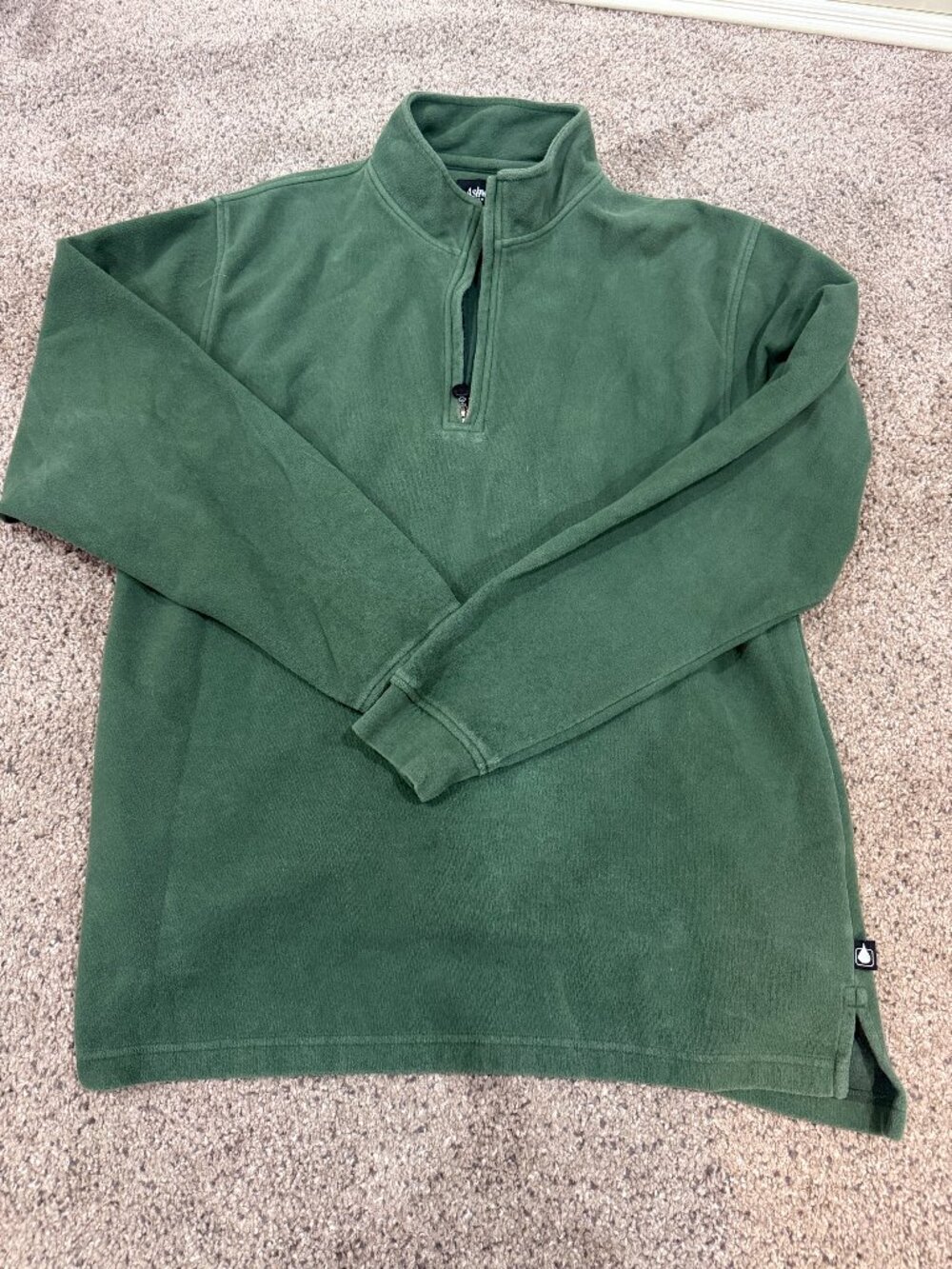 Vintage Ashworth Green Quarter-Zip Pullover – Men’s Large